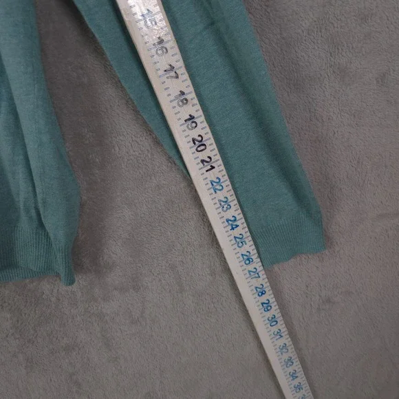 Johnnie O Quarter Zip Sweater Cotton Silk Blend Athleisure Size M Green Golf - Picture 11 of 14